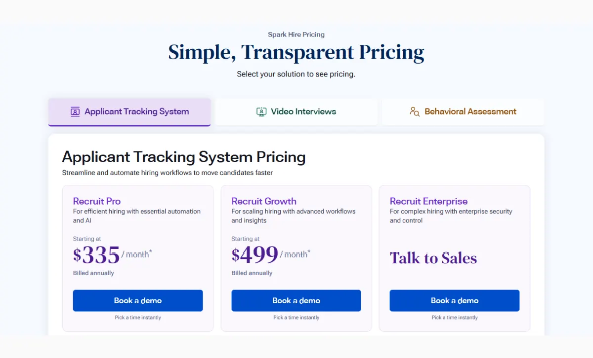 Comeet pricing