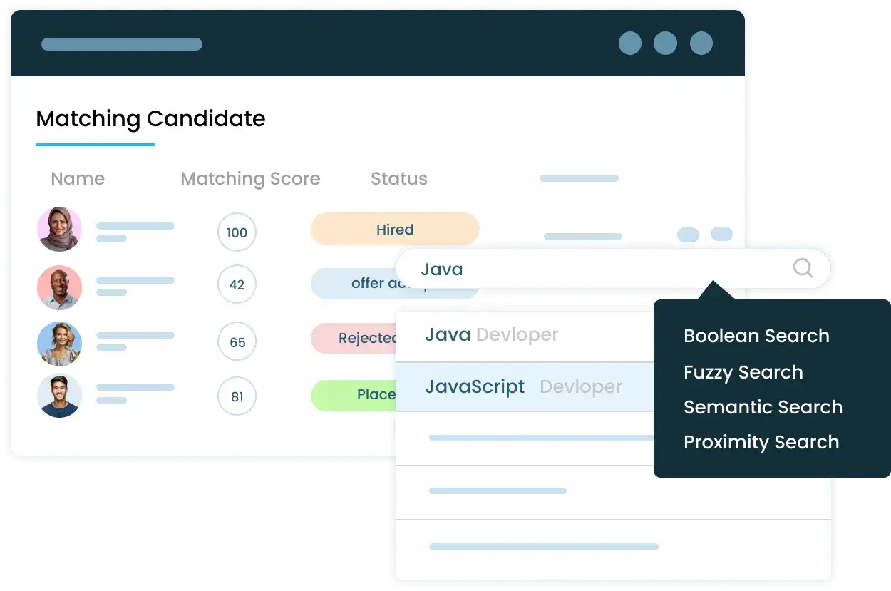 Candidate Search Match