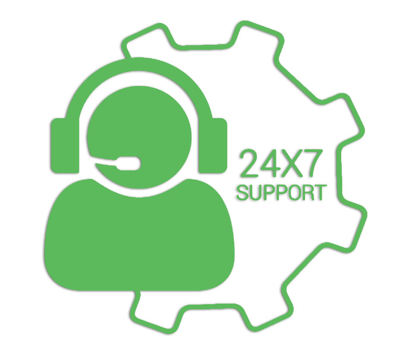 24x7 support