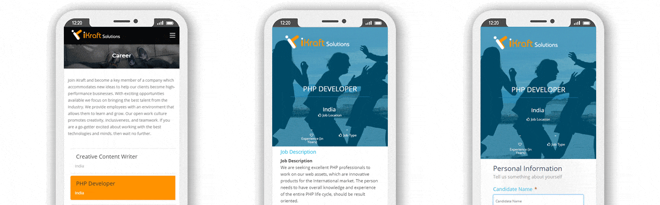 Mobile recruiting app for hiring teams