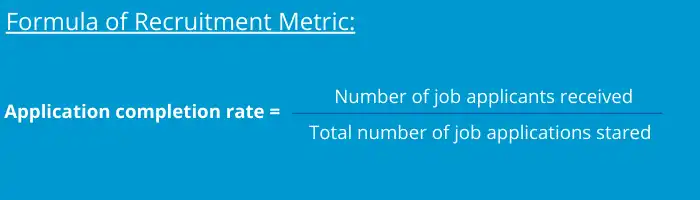 application completion rate