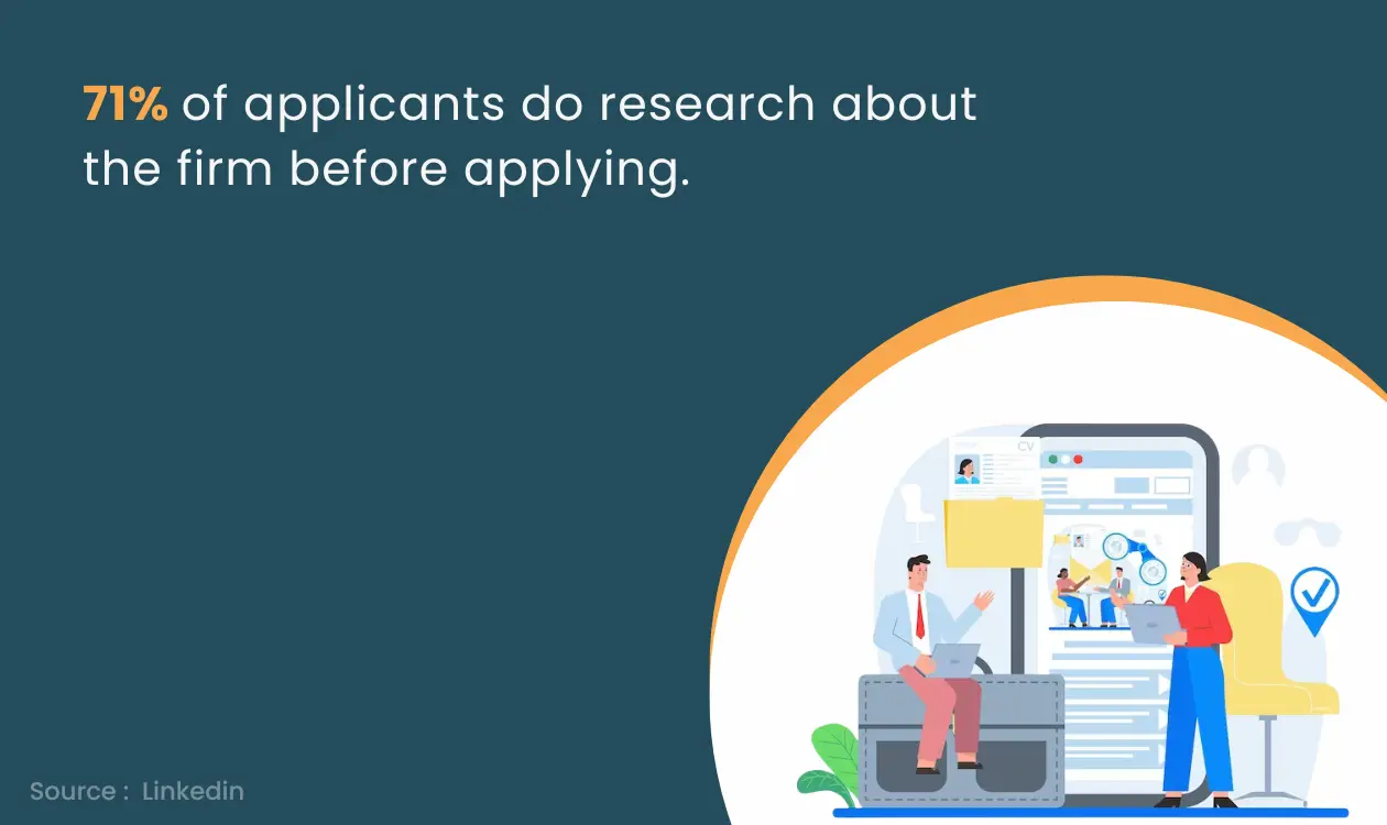 Apply for job and applicant statistics