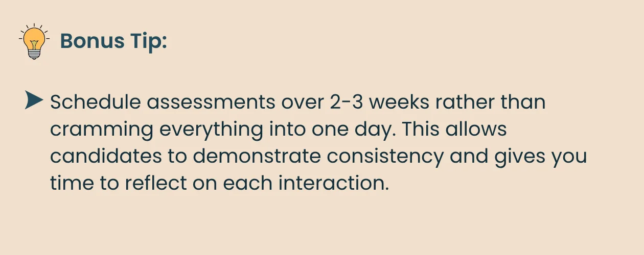 Bonus Tip For Executive Assessment
