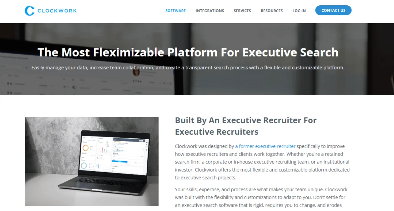 Clockwork Recruiting executive search recruiting software
