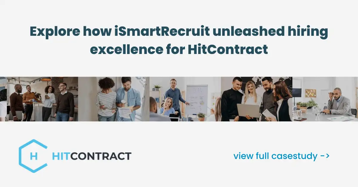 HitContract Achieved Hiring Excellence with iSmartRecruit ATS + CRM 