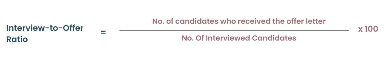 Interview-to-Offer Ratio Formula
