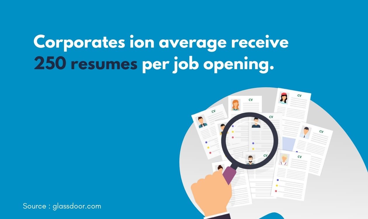 Number of applications per position