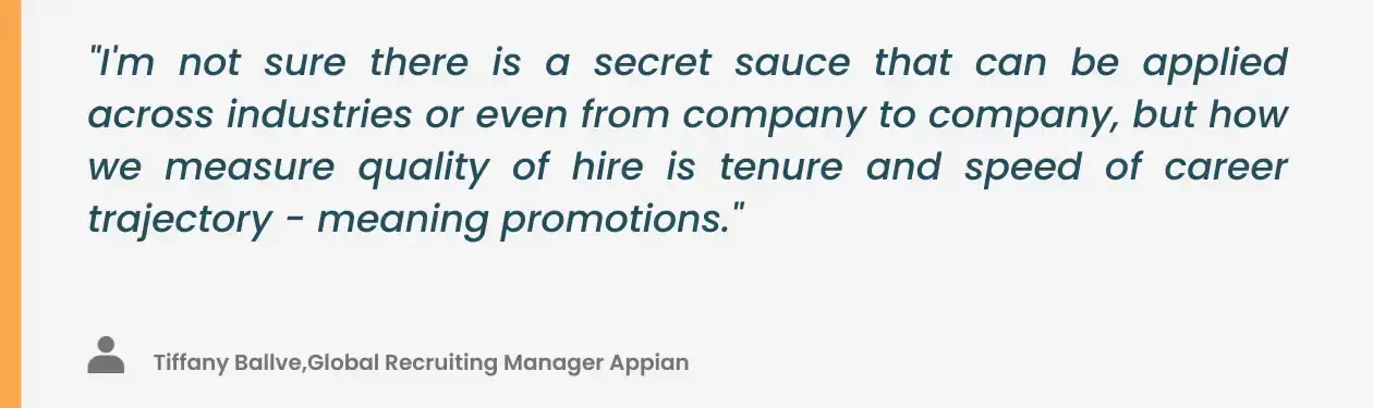 Quote of Hiring Quality