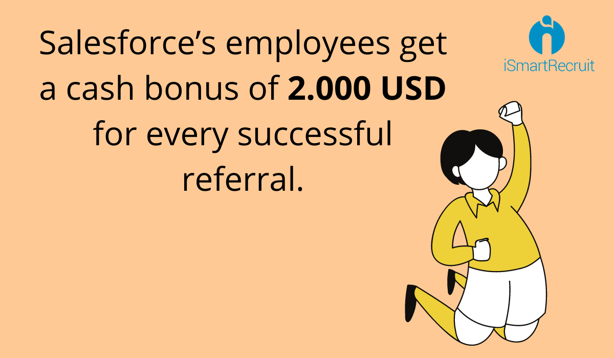 Salesforce employees get a cash bonus