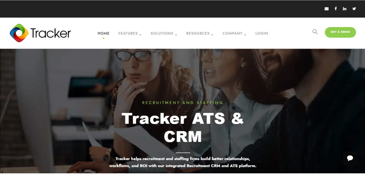 Tracker RMS executive search platform