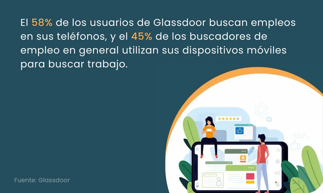 Una función de reclutamiento móvil en el sistema de adquisición de talento es esencial