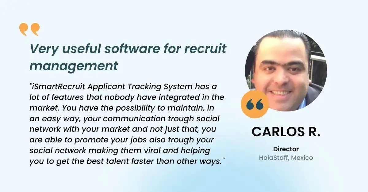 Software for recruit management