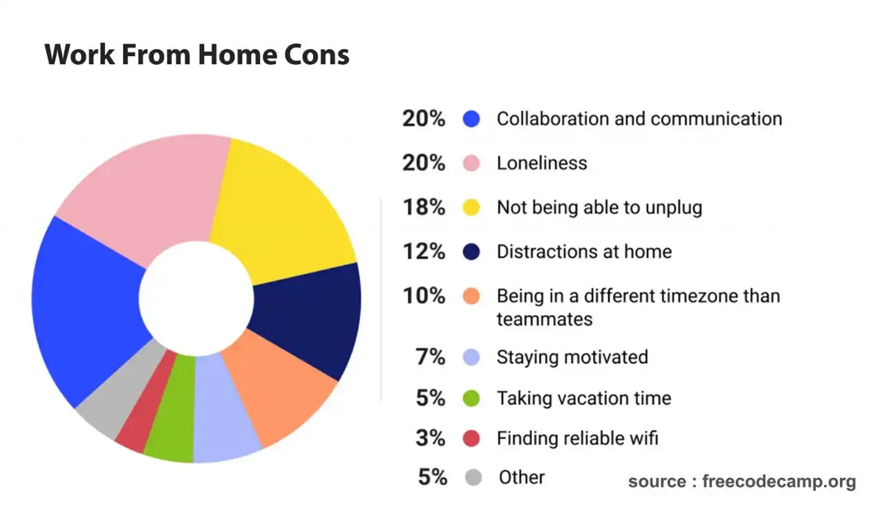 work from home cons