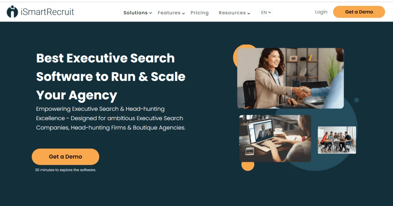 iSmartRecruit Best Executive Search software