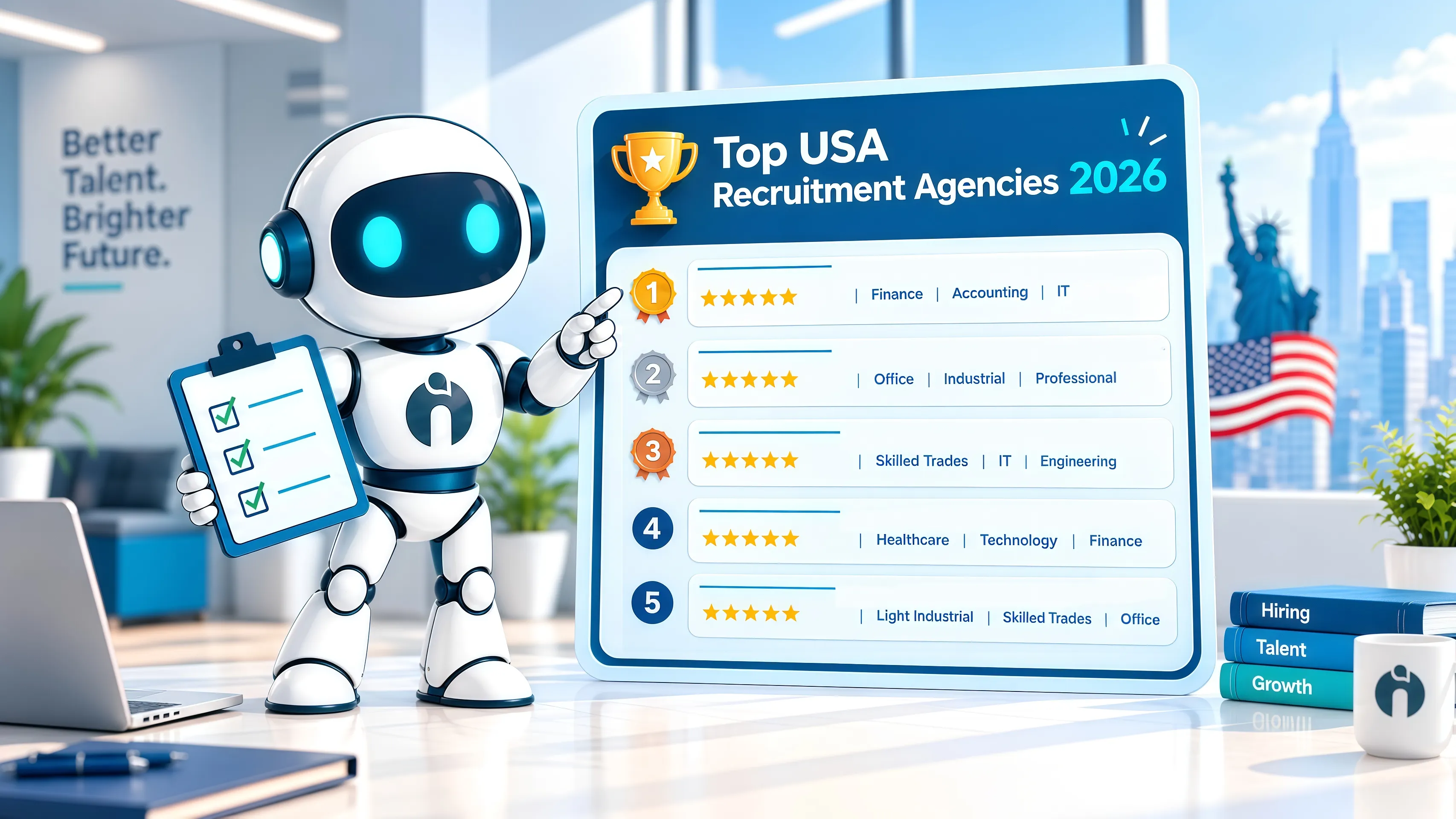 Top 10 Recruitment Agencies USA (2026): Best Hiring Partners
