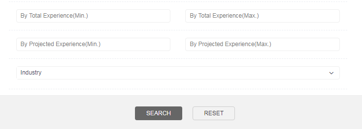 Projected Experience Search
