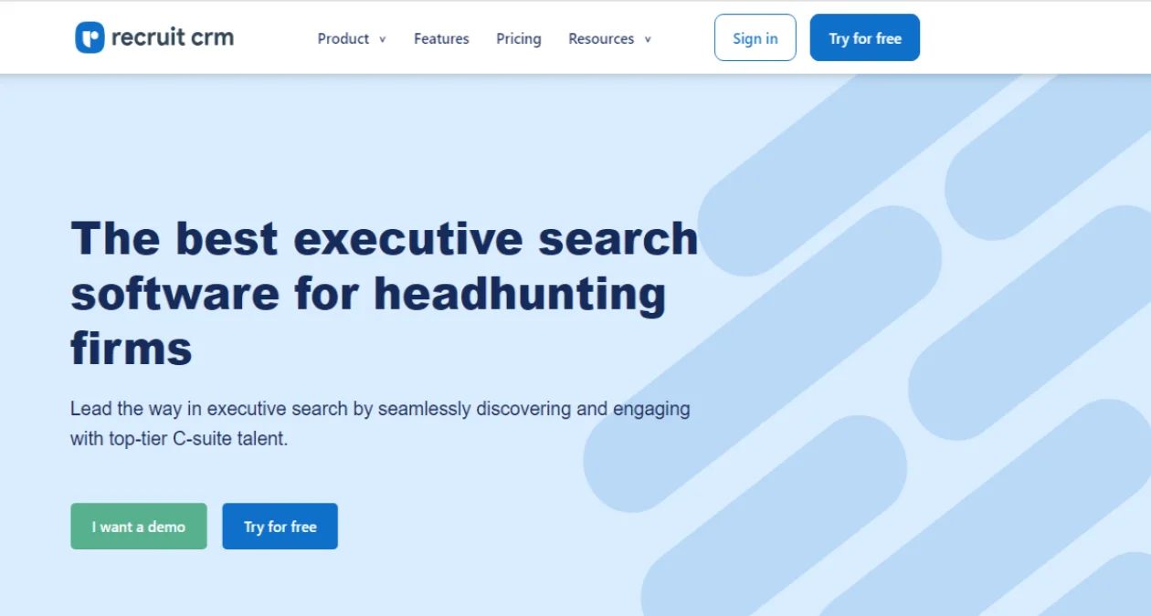 Bullhorn executive search technology